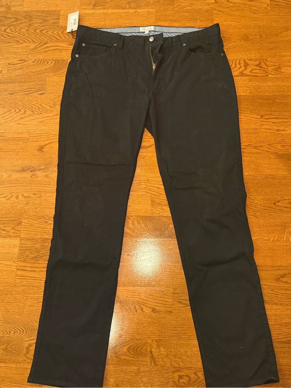 Peter Millar Men’s Straight Black Jeans